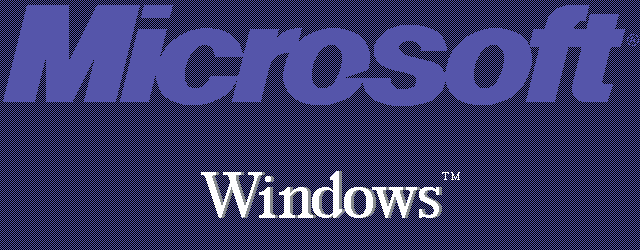 Microsoft Windows splash screen